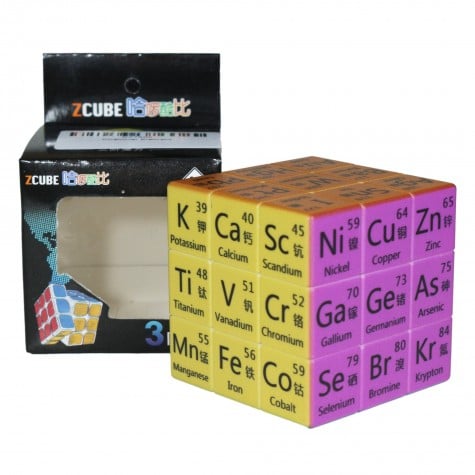 Chemical Element 3x3x3 UV Printing