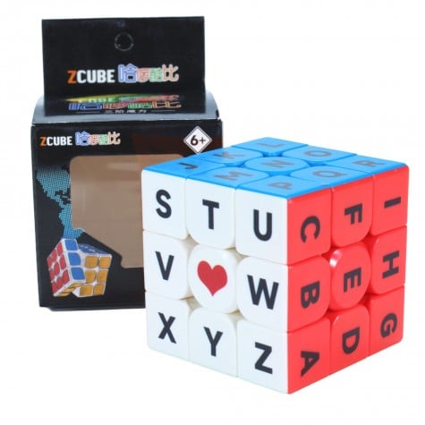 UV Print English Letters 3x3